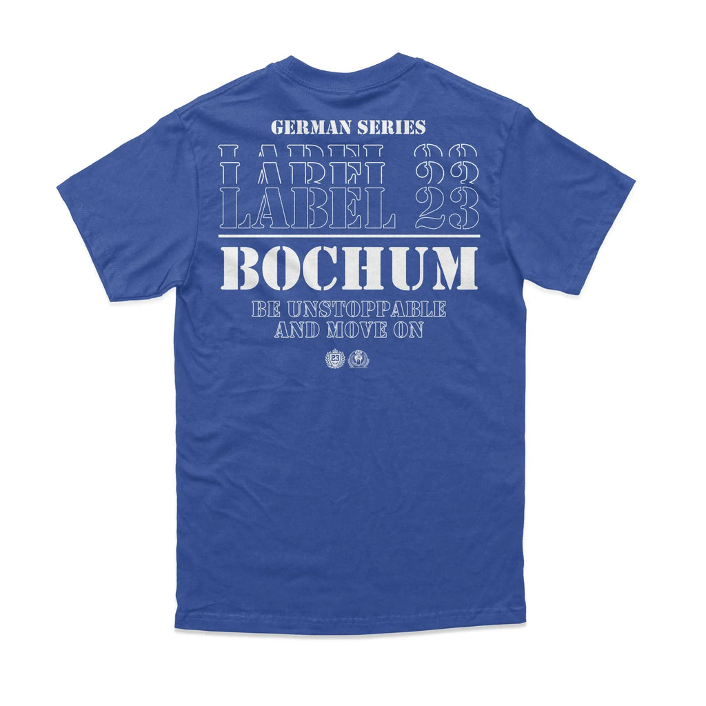 Herren T-Shirt GSL23 Bochum blau-weiss Label 23 Label-23