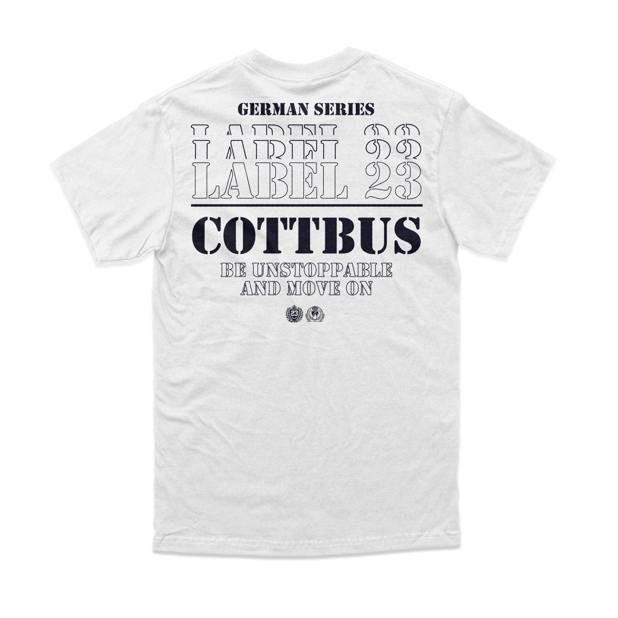 Herren T-Shirt GSL23 Cottbus weiss-schwarz