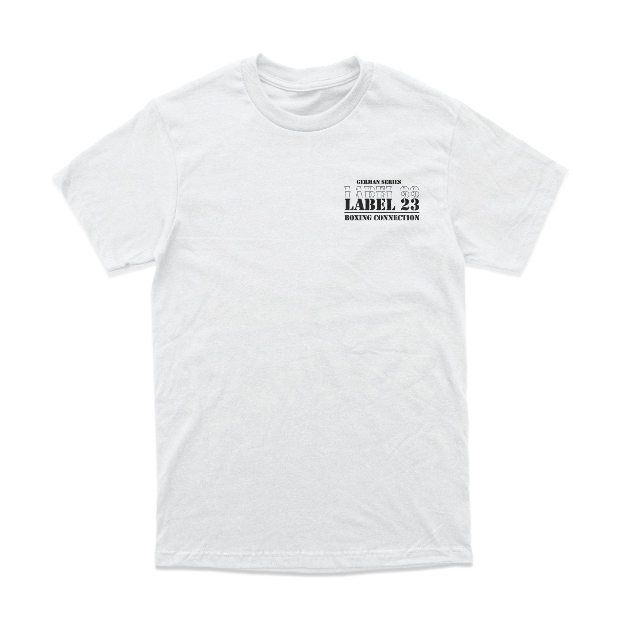 Herren T-Shirt GSL23 Cottbus weiss-schwarz Label 23 Label-23