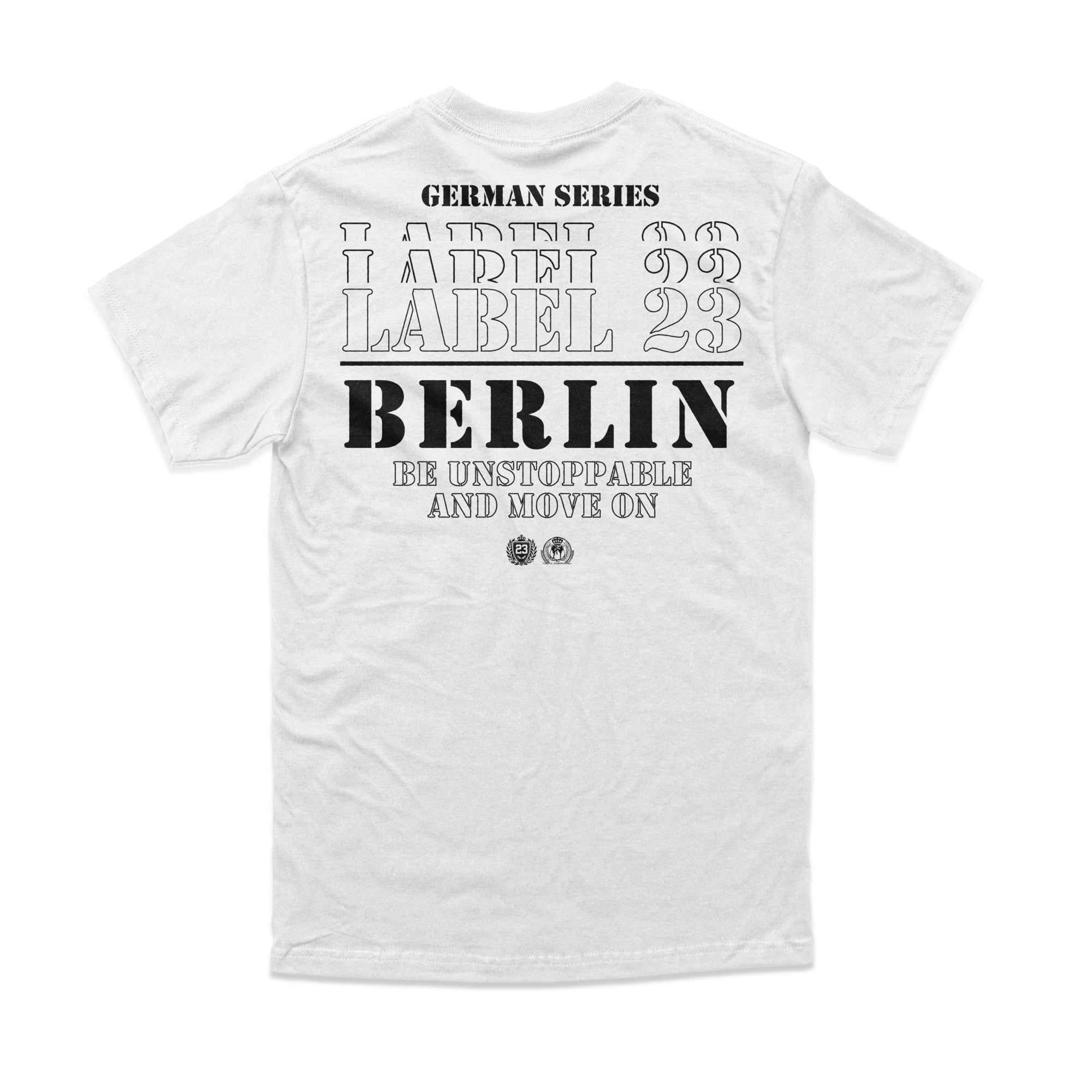 Herren T-Shirt GSL23 Berlin weiss-schwarz
