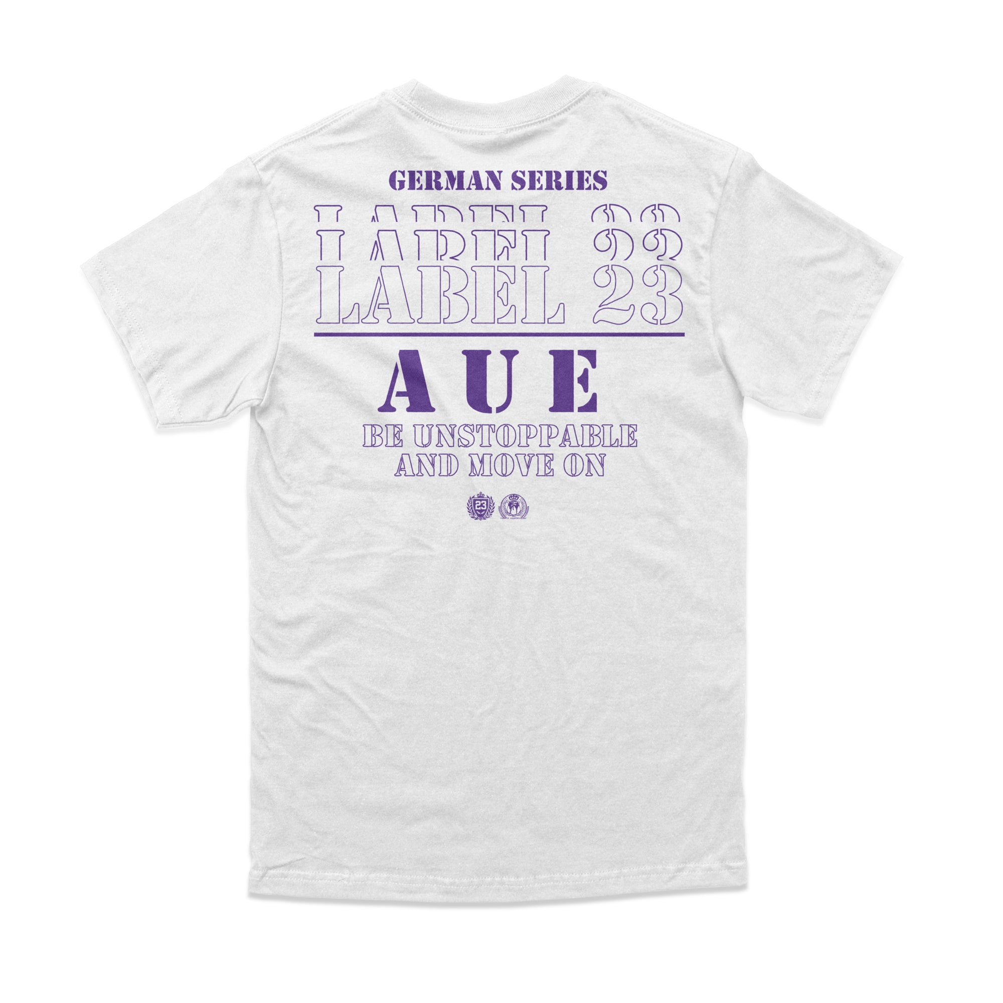 Herren T-Shirt GSL23 Aue weiss-lila