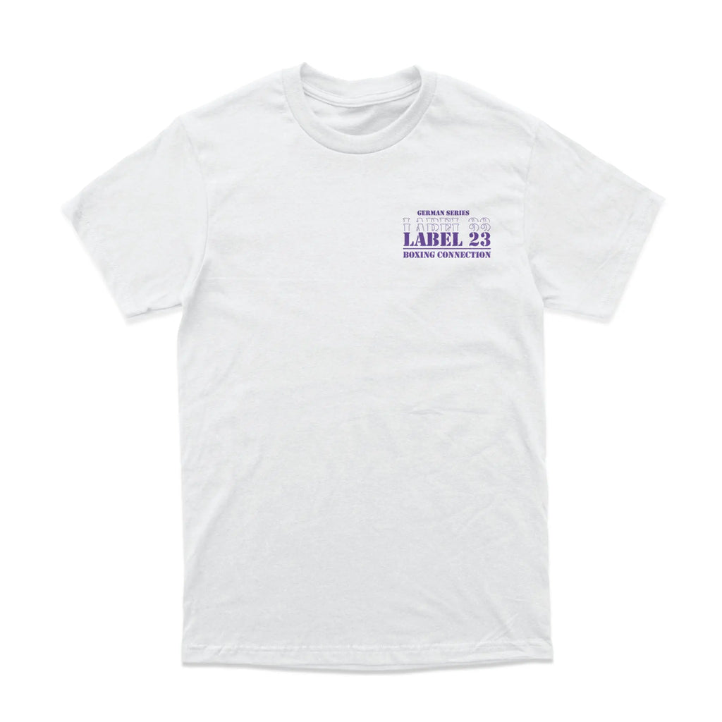 Herren T-Shirt GSL23 Aue weiss-lila Label 23 Label-23