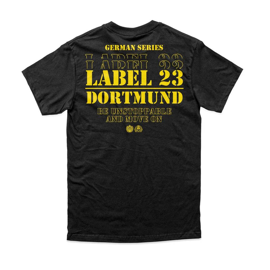 Herren T-Shirt GSL23 Dortmund schwarz-gelb Label 23