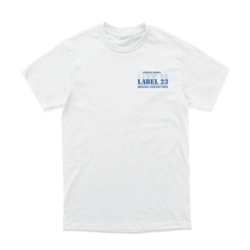 Herren T-Shirt GSL23 Duisburg weiss-blau Label 23
