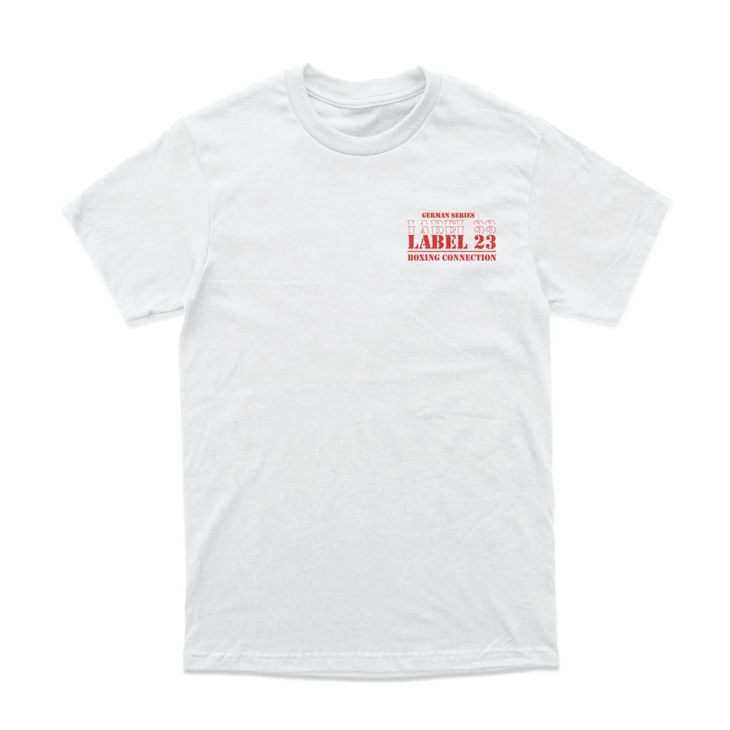 Herren T-Shirt GSL23 Halle (Saale) weiss-rot Label 23 Label-23