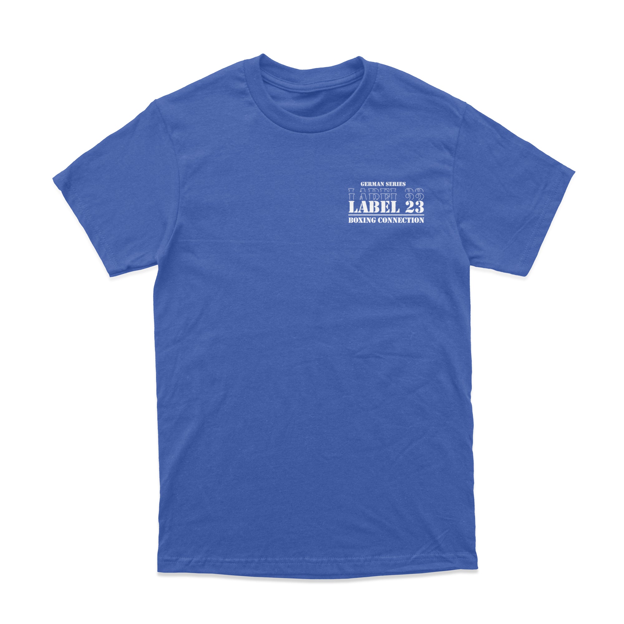 Herren T-Shirt GSL23 Magdeburg blau-weiss Label 23