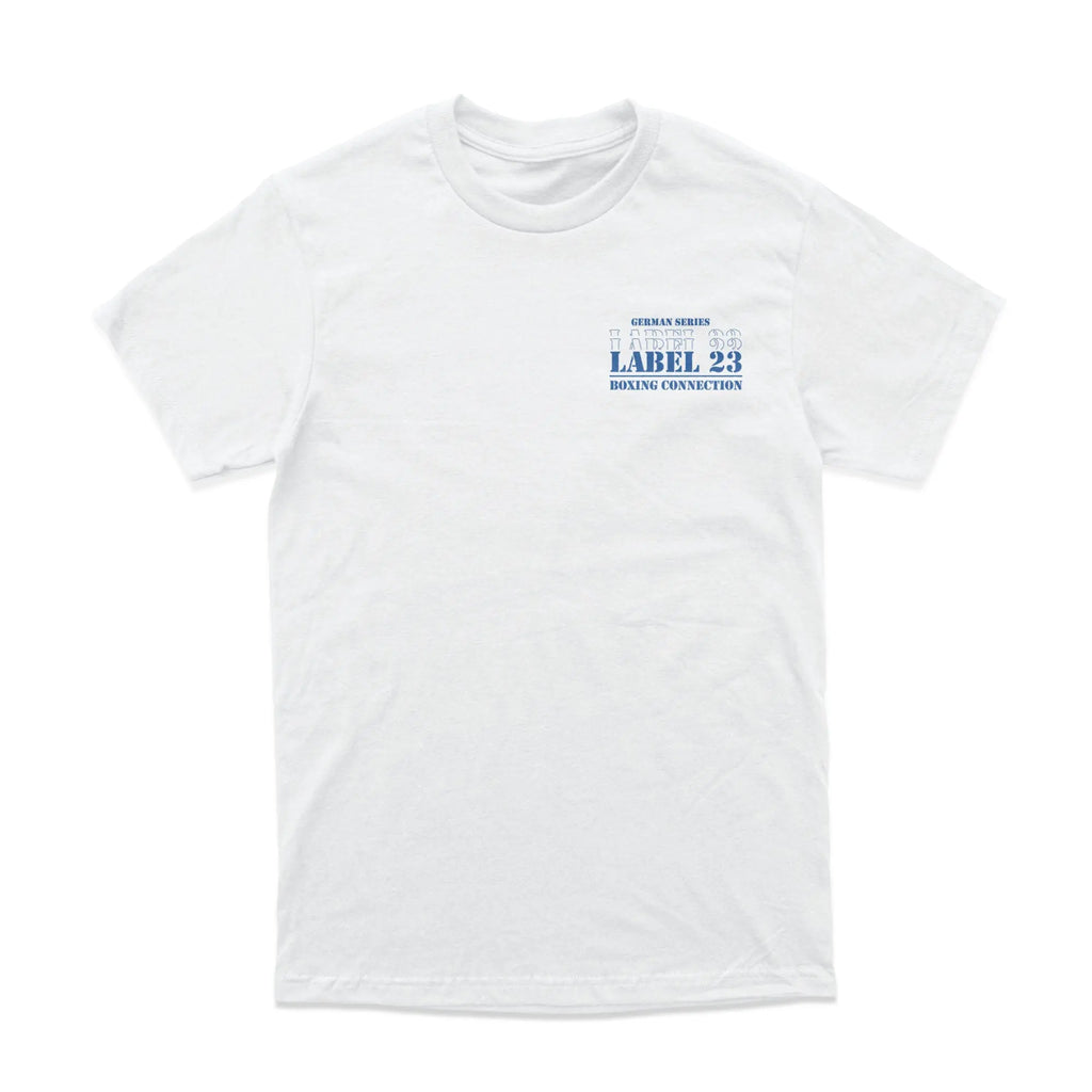 Herren T-Shirt GSL23 Magdeburg weiss-blau Label 23