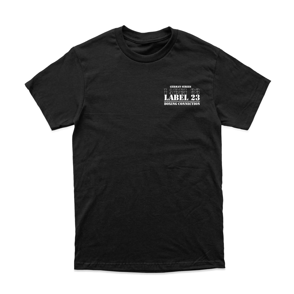 Herren T-Shirt GSL23 Magdeburg schwarz-weiss Label 23