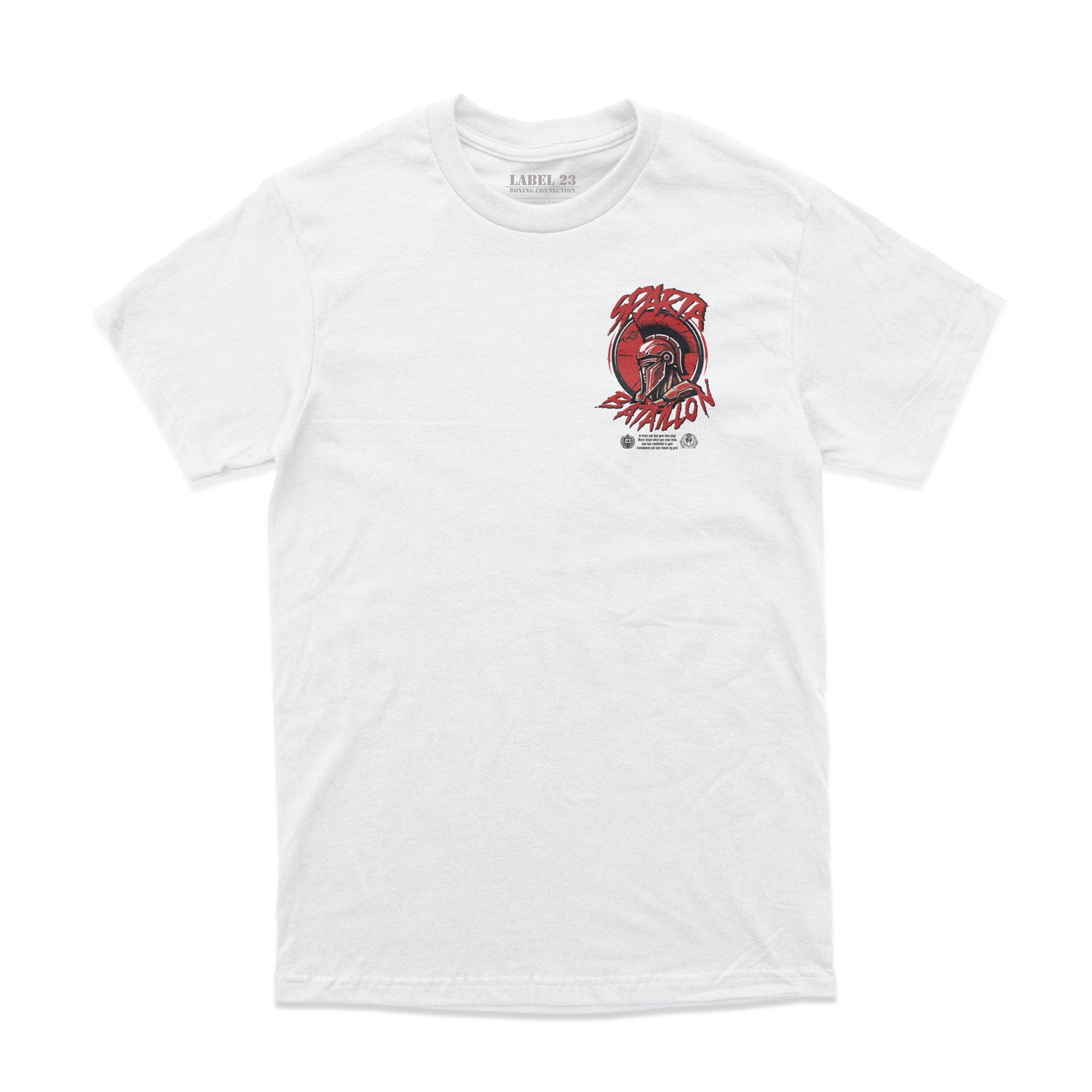 Herren T-Shirt Bataillon weiss Label 23