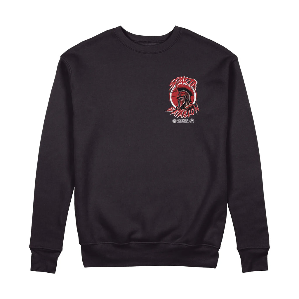 Herren Sweatshirt Bataillon schwarz Label 23