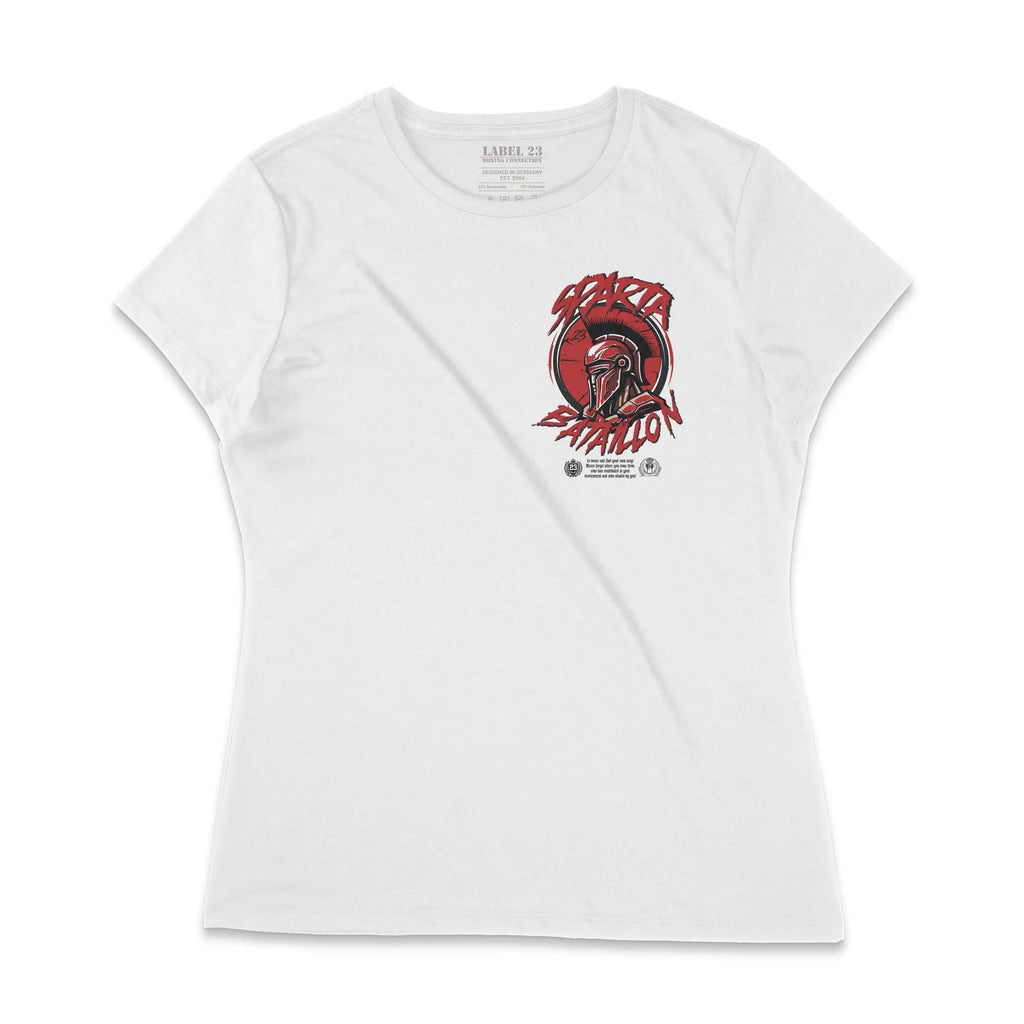 Damen T-Shirt Bataillon weiss Label 23