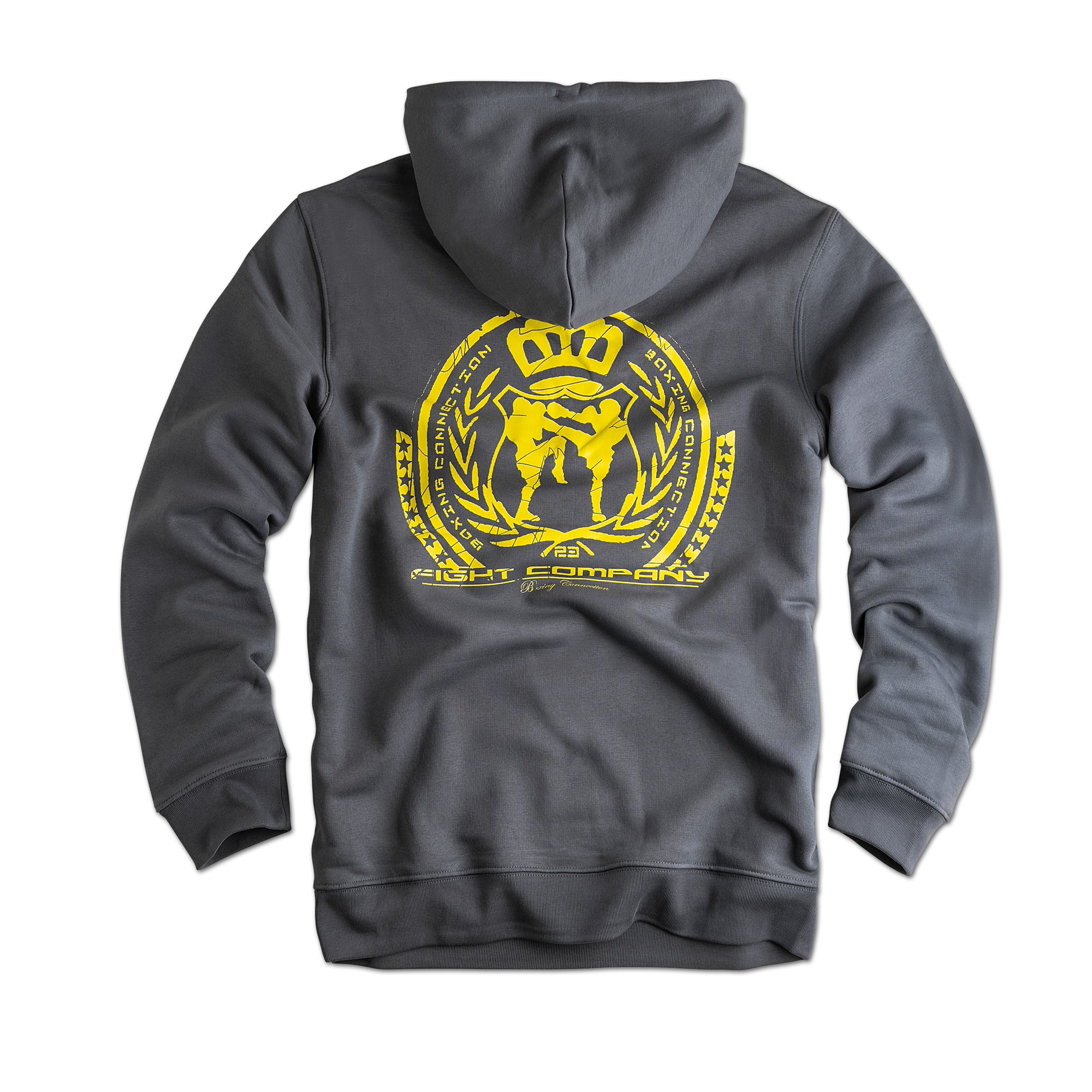 Herren Hoodie BCTA dunkelgrau-gelb