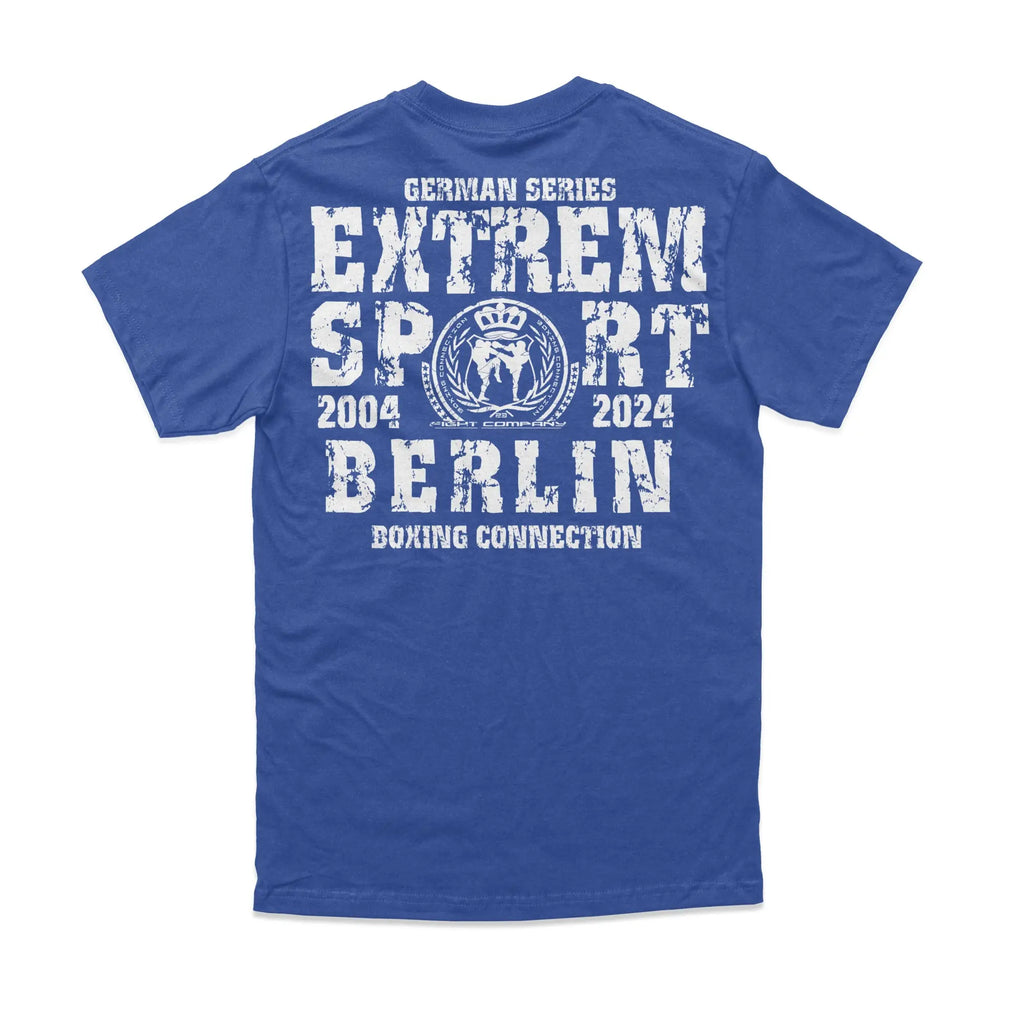 Herren T-Shirt GS2 Extremsport Berlin blau-weiss Label 23 Label-23
