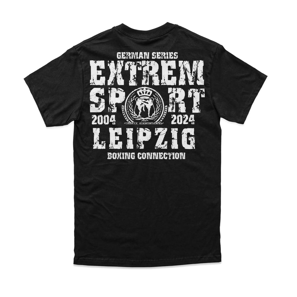 Herren T-Shirt GS2 Extremsport Leipzig schwarz-weiss Label 23 Label-23