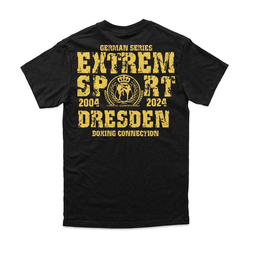 Herren T-Shirt GS2 Extremsport Dresden schwarz-gelb Label 23 Label-23