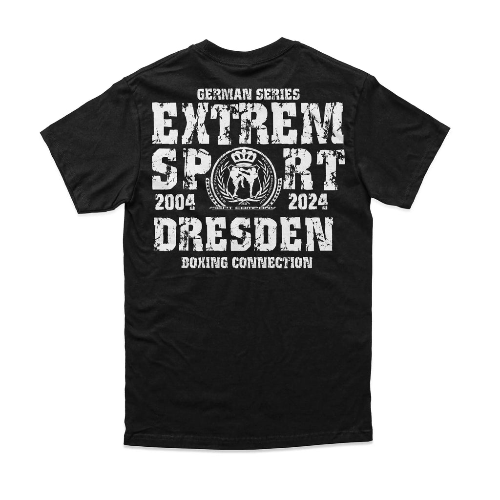 Herren T-Shirt GS2 Extremsport Dresden schwarz-weiss Label 23 Label-23