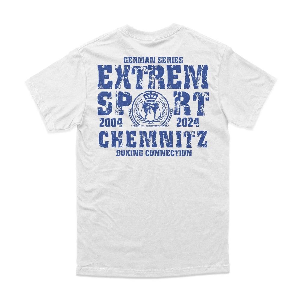 Herren T-Shirt GS2 Extremsport Chemnitz weiss-blau Label 23 Label-23