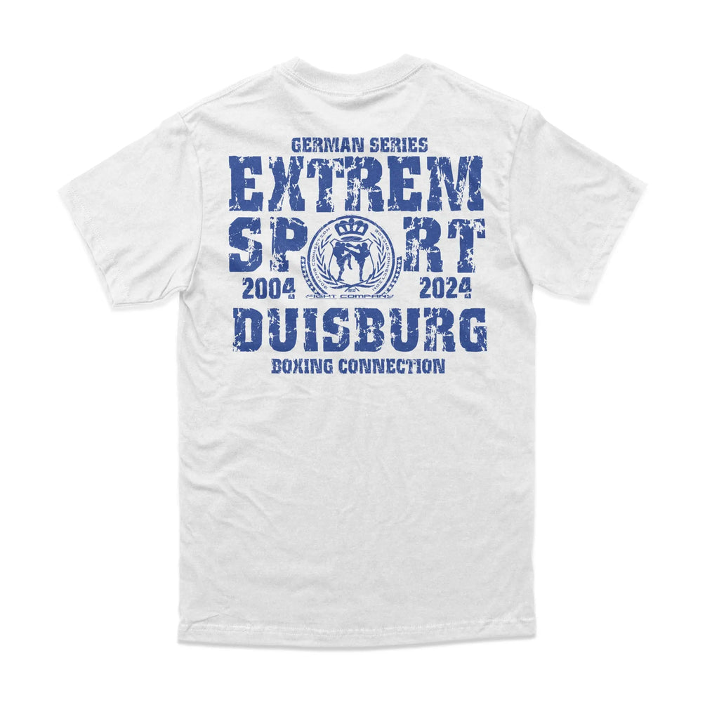 Herren T-Shirt GS2 Extremsport Duisburg weiss-blau Label 23 Label-23