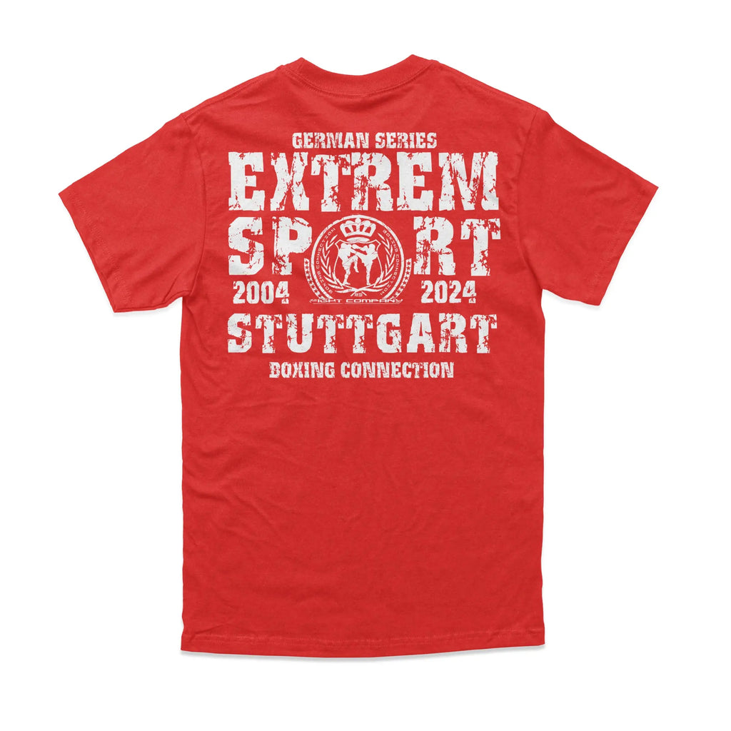 Herren T-Shirt GS2 Extremsport Stuttgart rot-weiss Label 23 Label-23