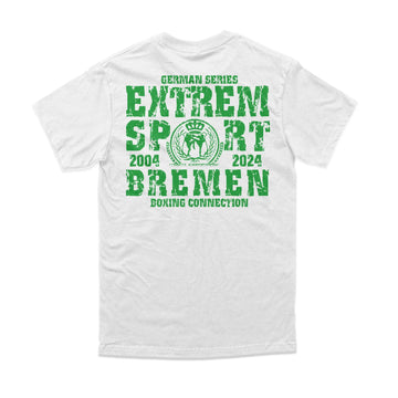 Herren T-Shirt GS2 Extremsport Bremen weiss-grün Label 23 Label-23