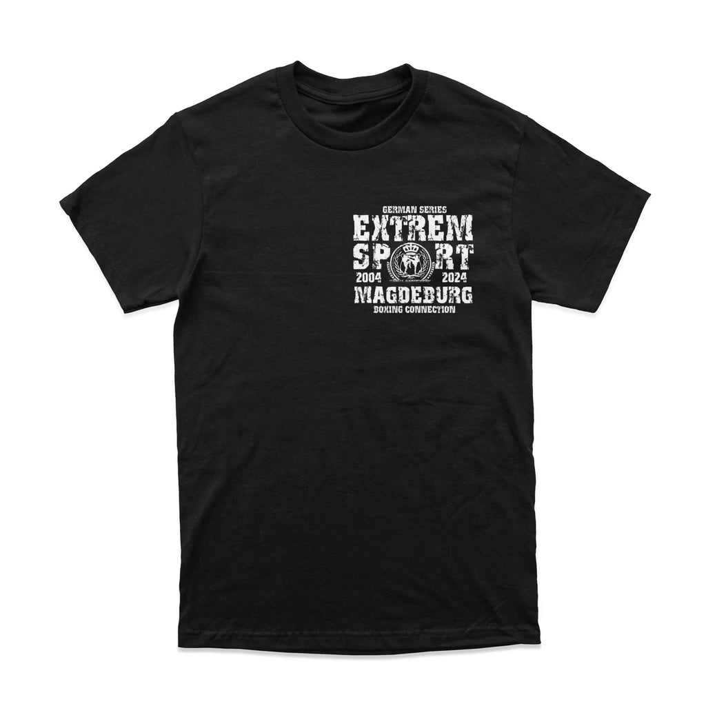 Herren T-Shirt GS2 Extremsport Magdeburg schwarz-weiss Label 23 Label-23