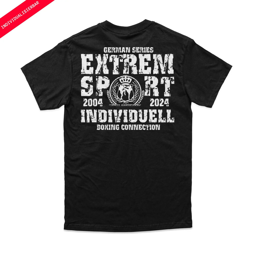 Herren T-Shirt GS2 Extremsport Individuell schwarz Label 23 Label-23