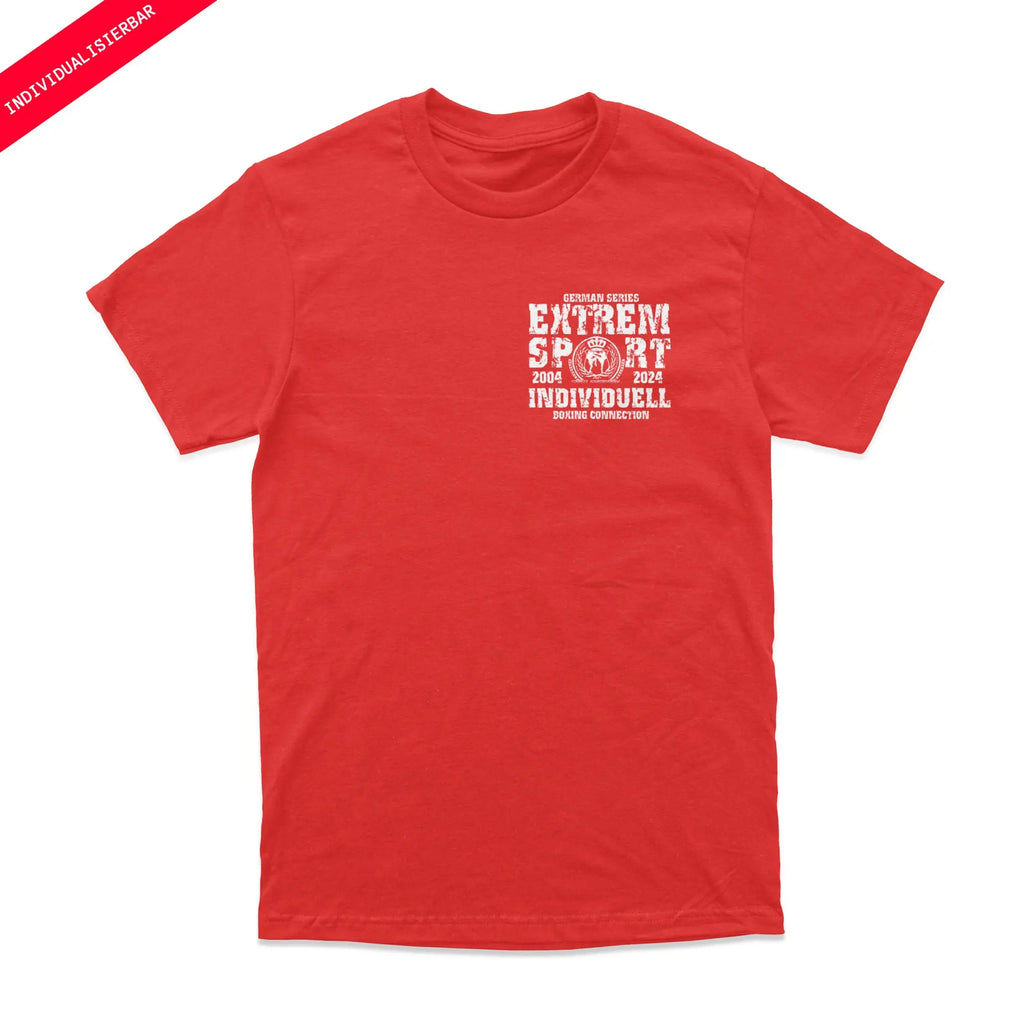 Herren T-Shirt GS2 Extremsport Individuell rot Label 23 Label-23