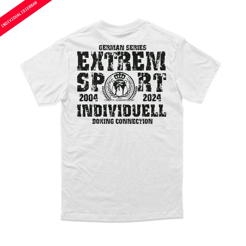 Herren T-Shirt GS2 Extremsport Individuell weiss Label 23 Label-23