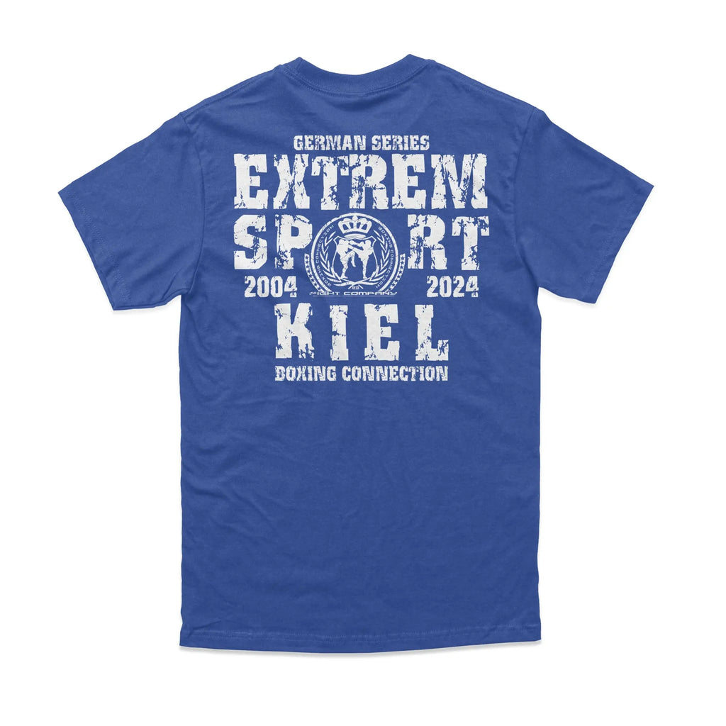 Herren T-Shirt GS2 Extremsport Kiel blau-weiss Label 23 Label-23