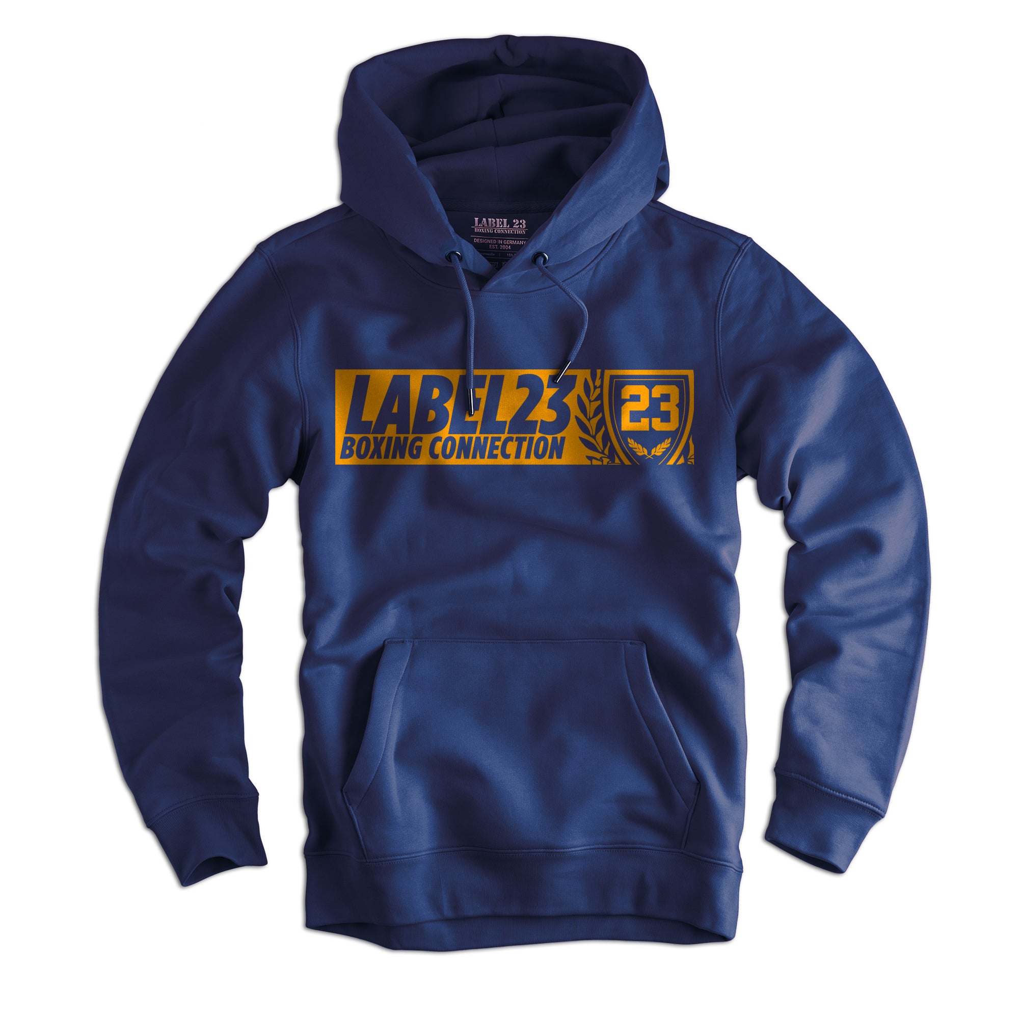 Herren Hoodie L23BC navy-orange