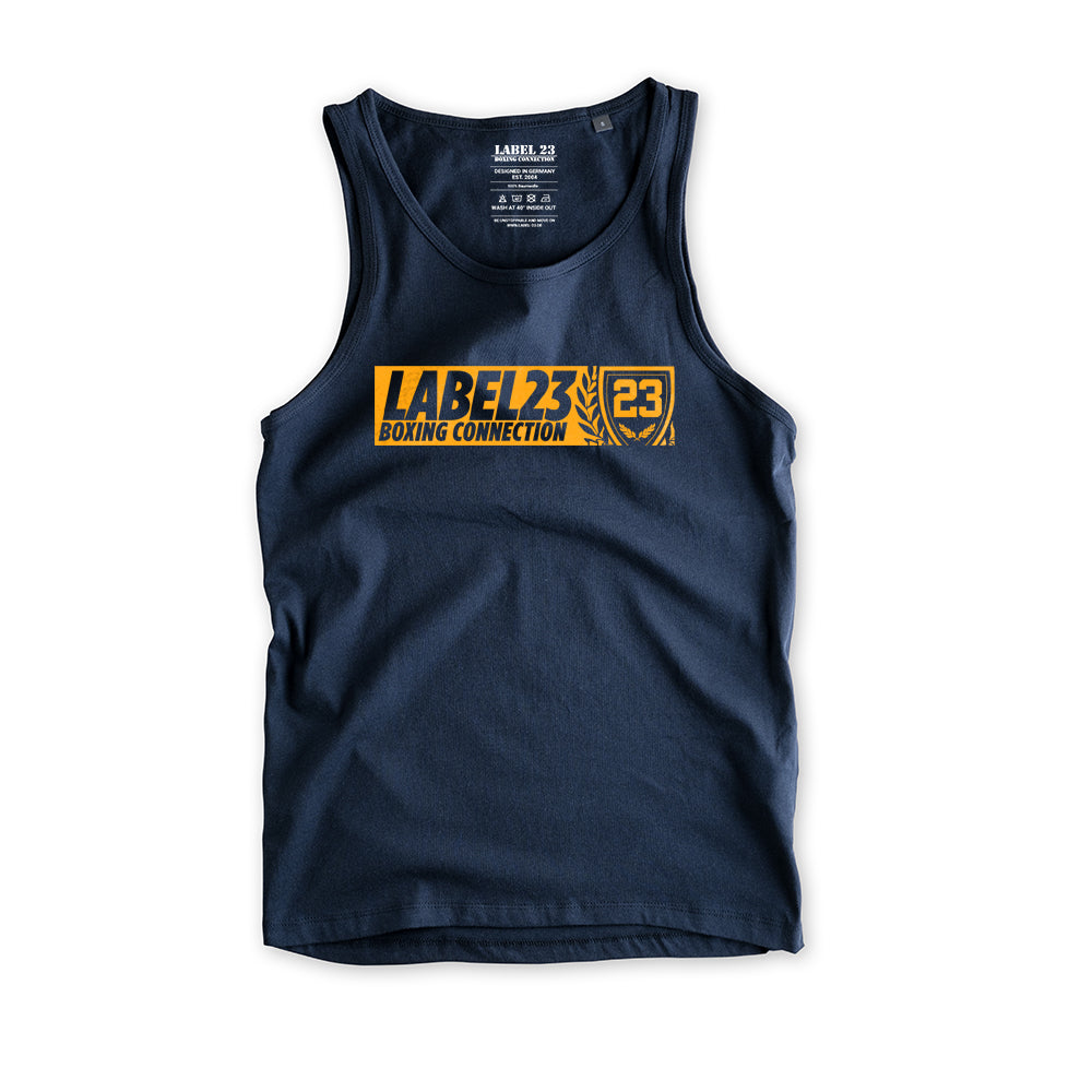Herren Tanktop L23BC navy-orange
