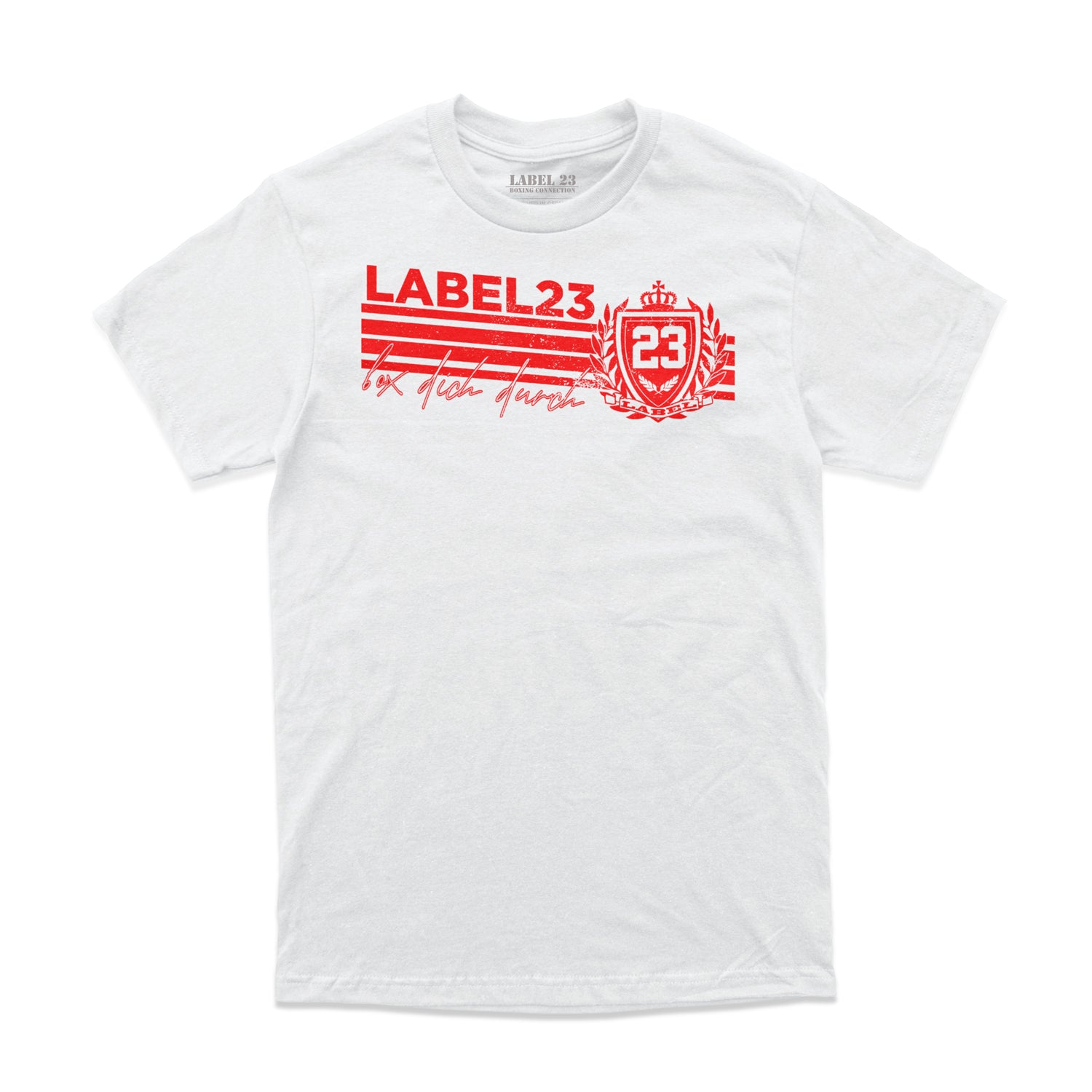 Herren T-Shirt Sports Performance weiss-rot