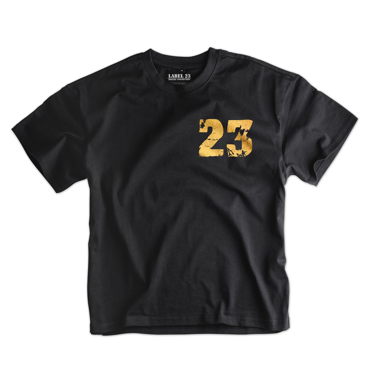Herren Oversize T-Shirt Extremsport schwarz-gold