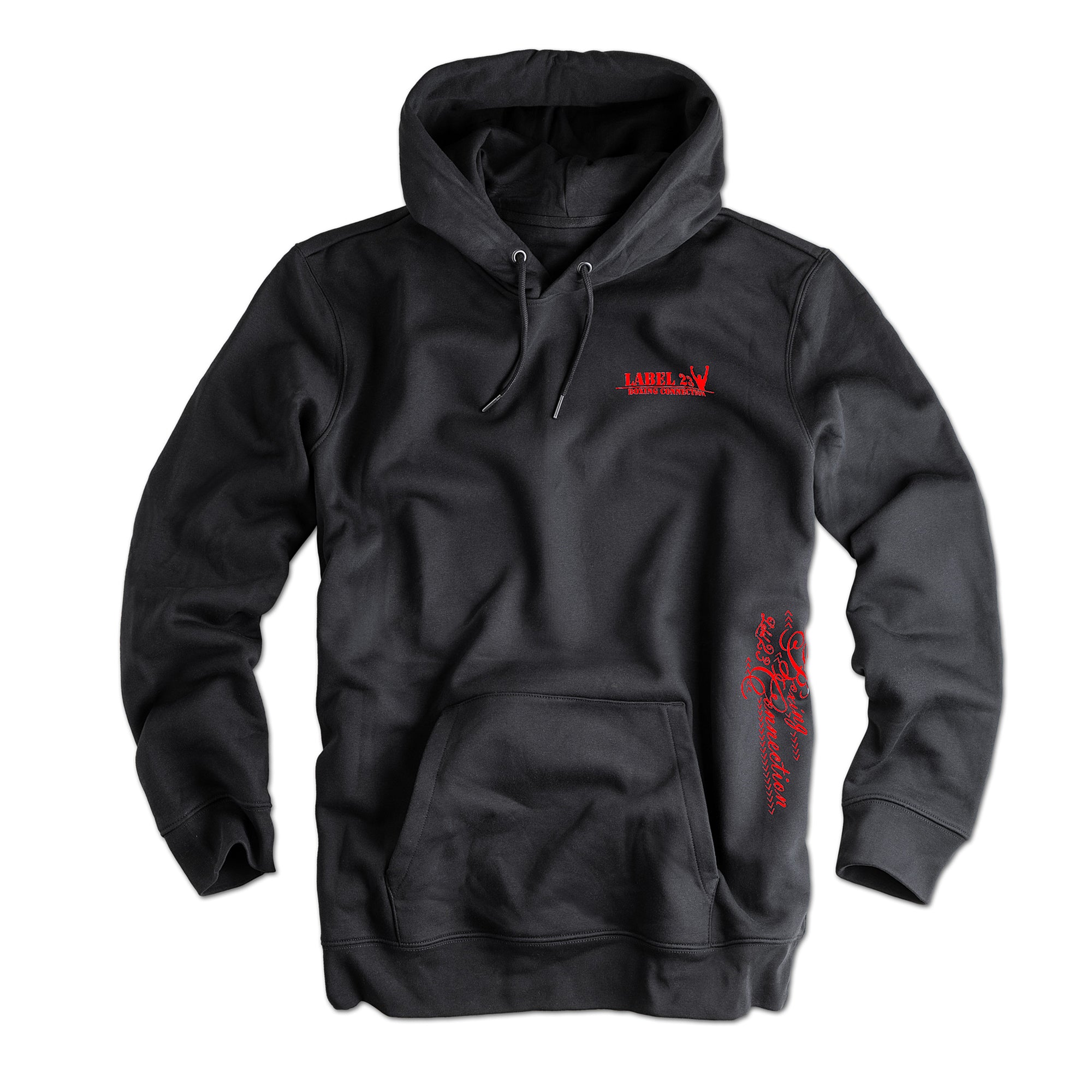 Herren Hoodie BCTA schwarz-rot