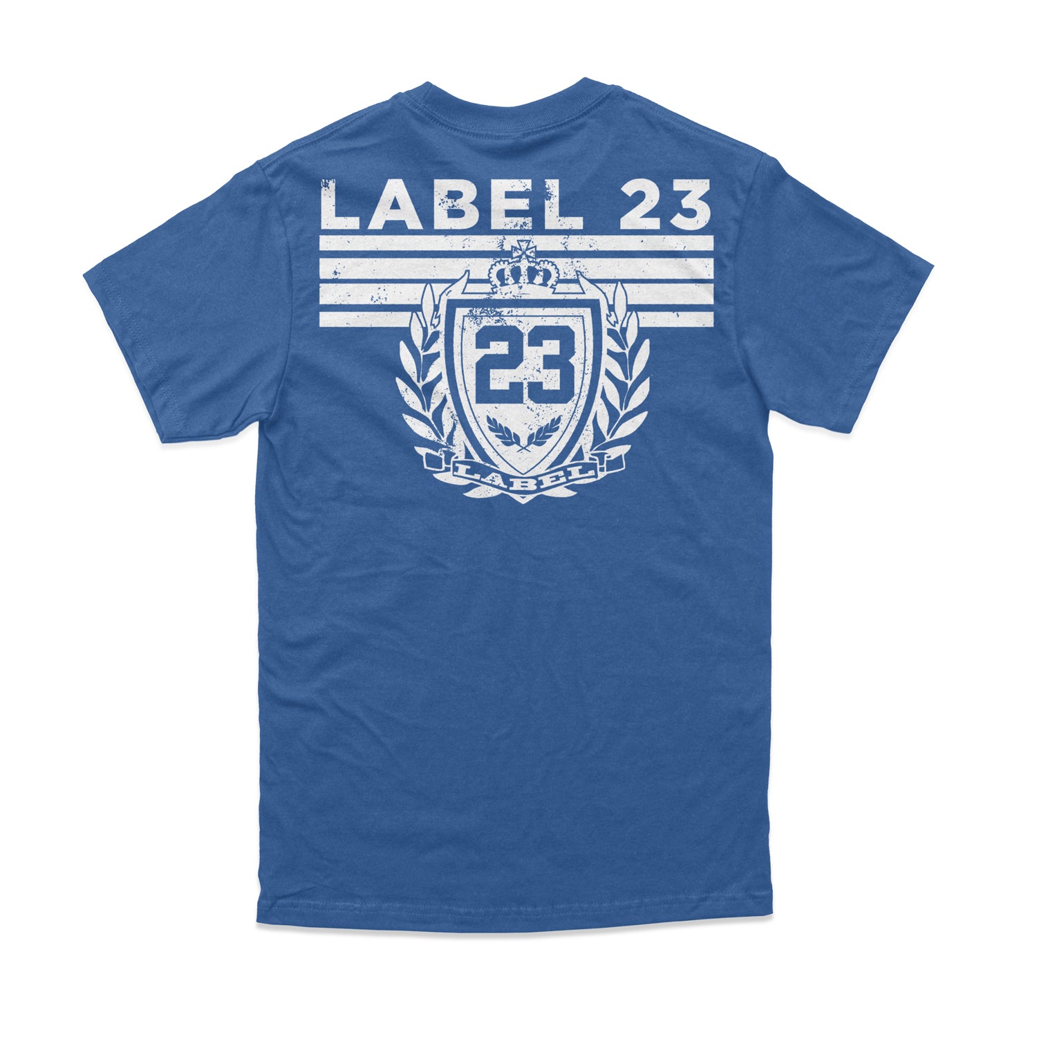 Herren T-Shirt Sports Performance blau-weiss