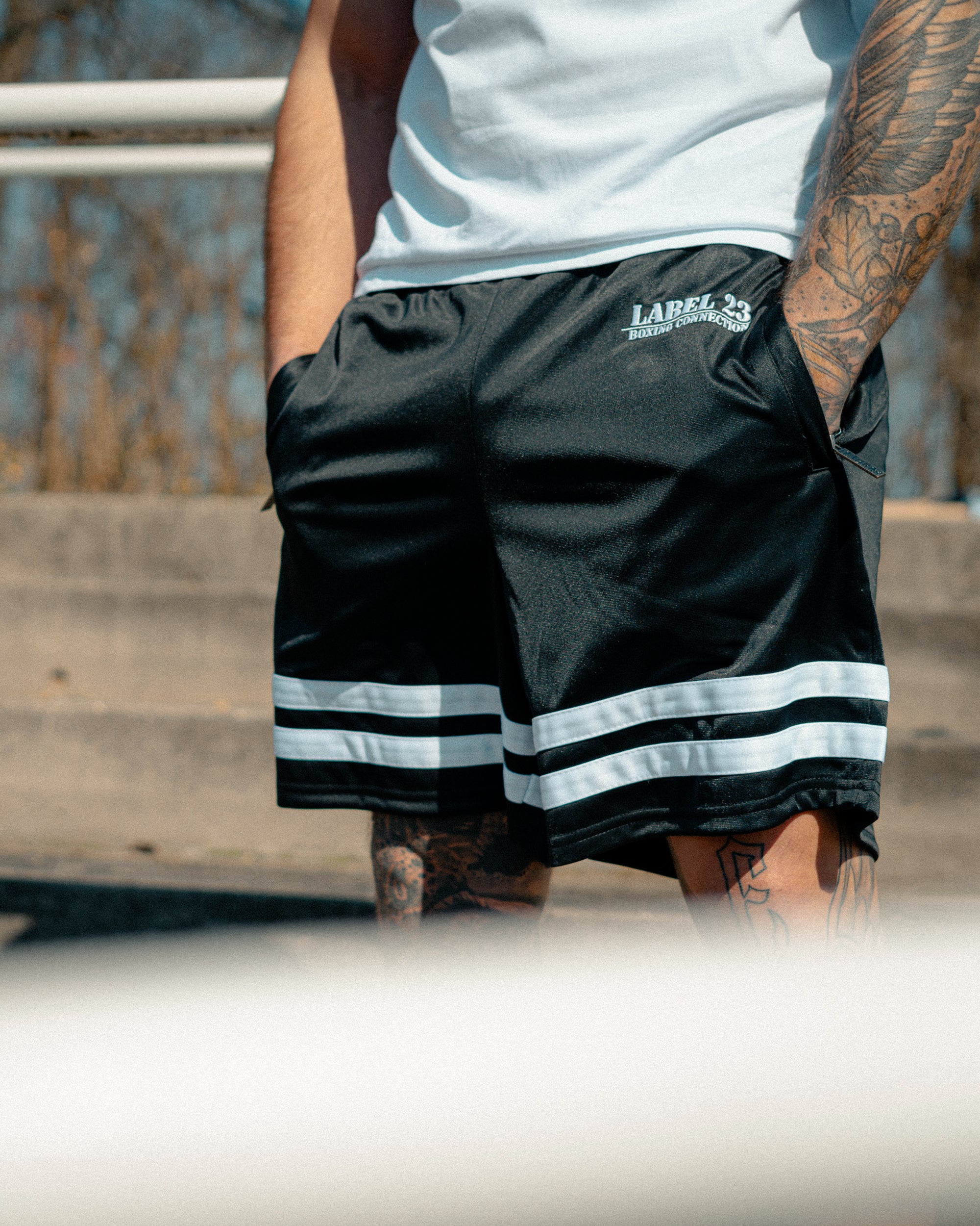 Herren Shorts Blackline