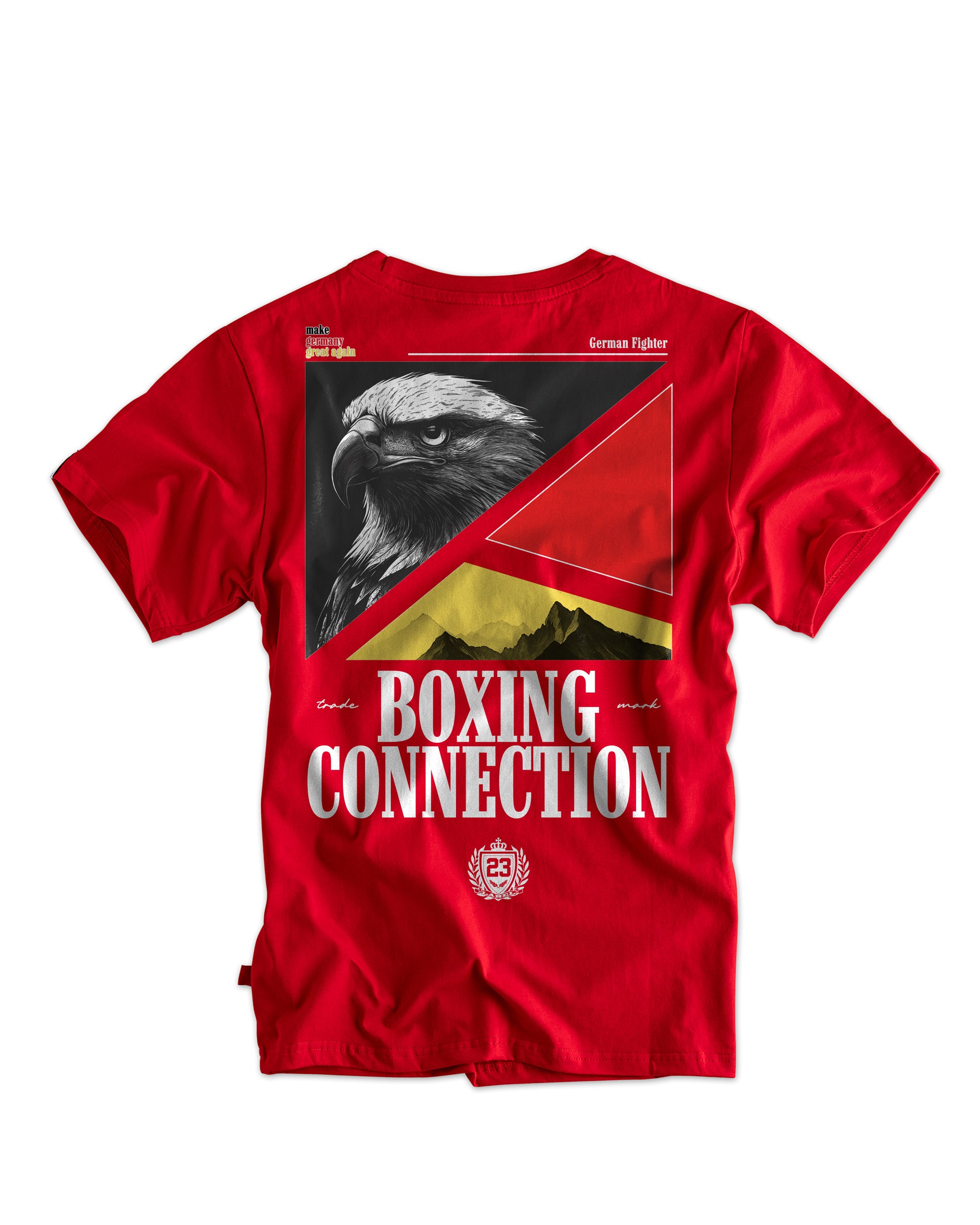 Herren T-Shirt Adler rot