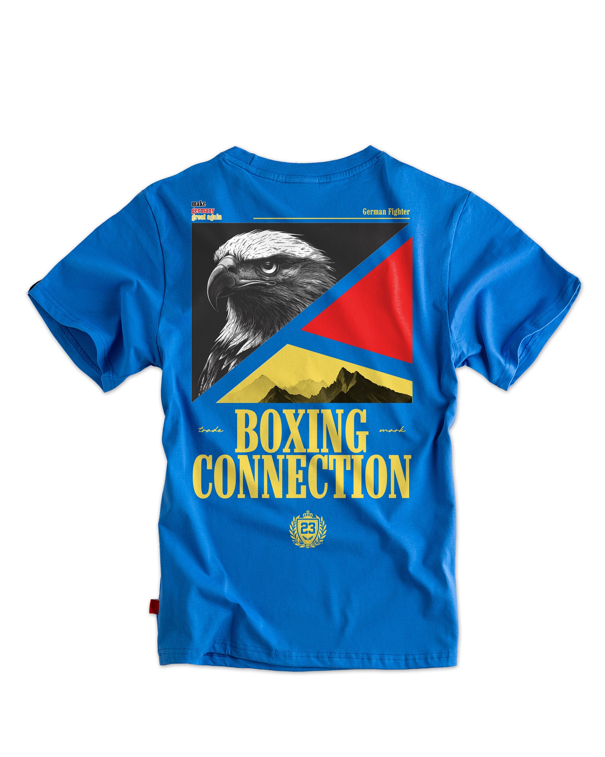 Herren T-Shirt Adler blau