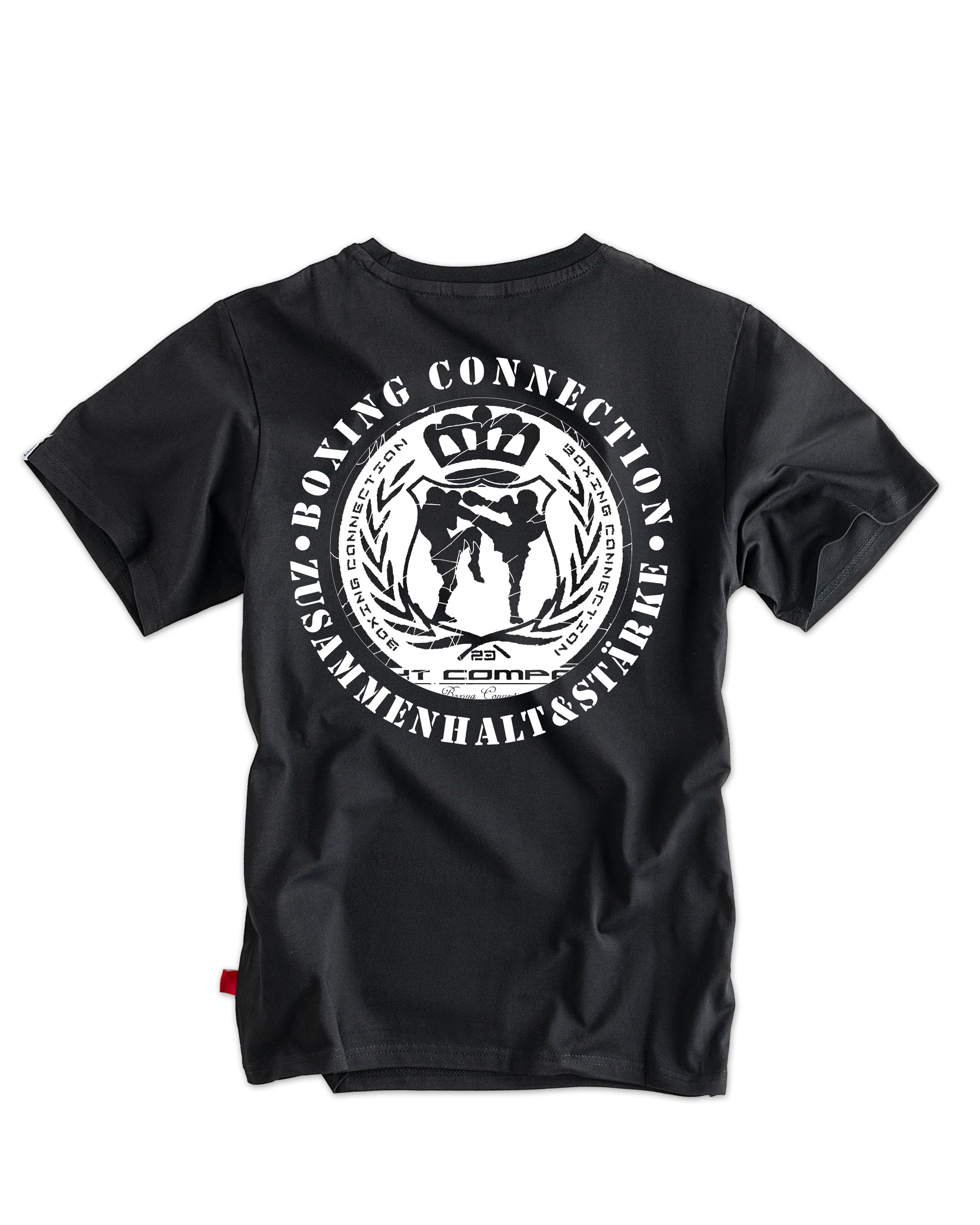 Herren T-Shirt Zusammenhalt schwarz