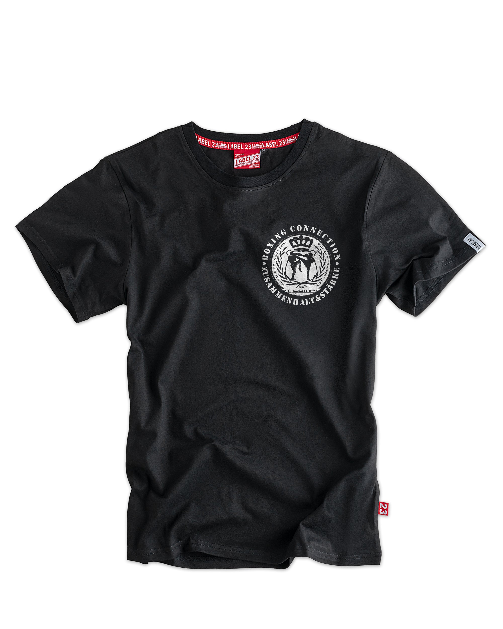 Herren T-Shirt Zusammenhalt schwarz