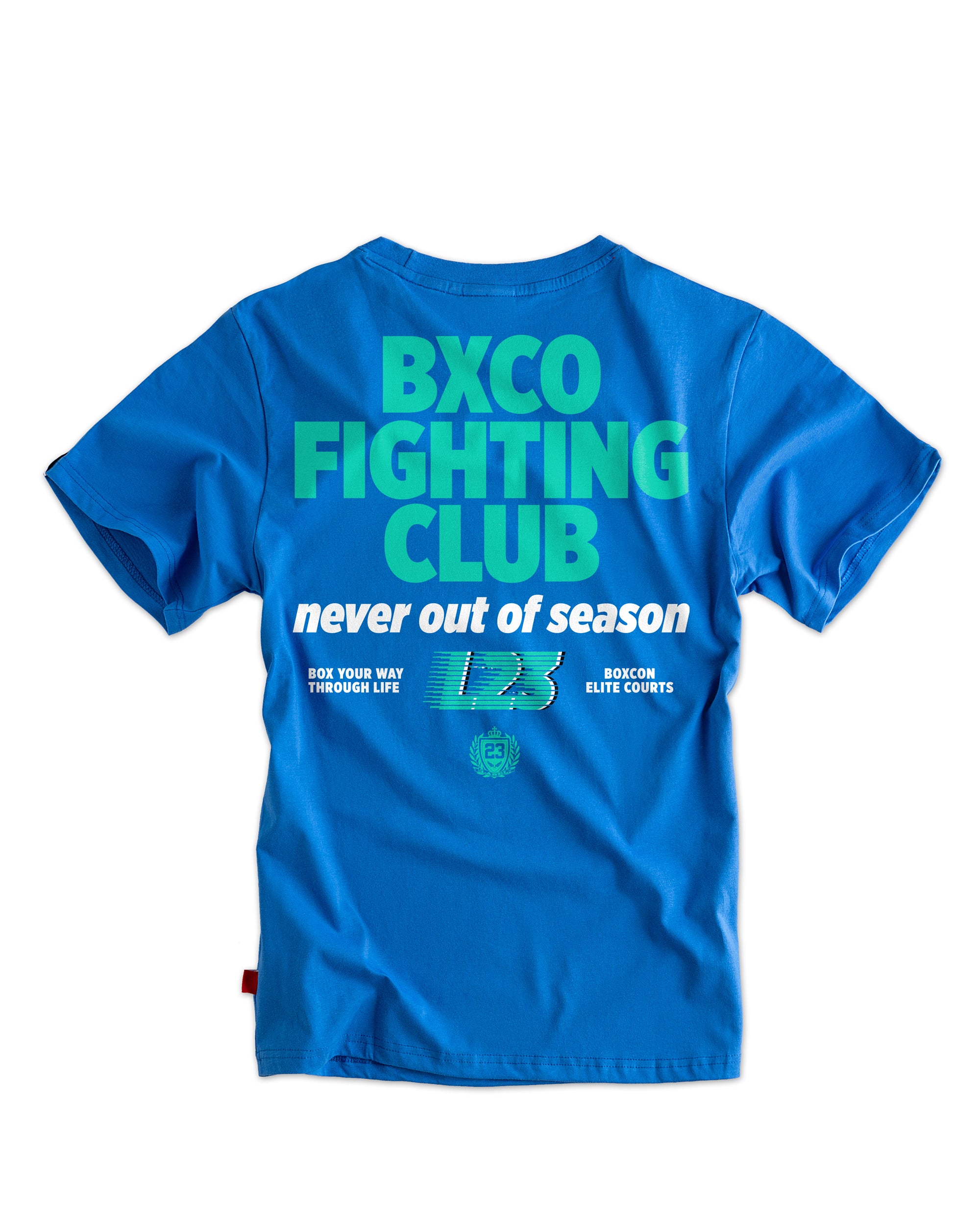 Herren T-Shirt Never out of season blau
