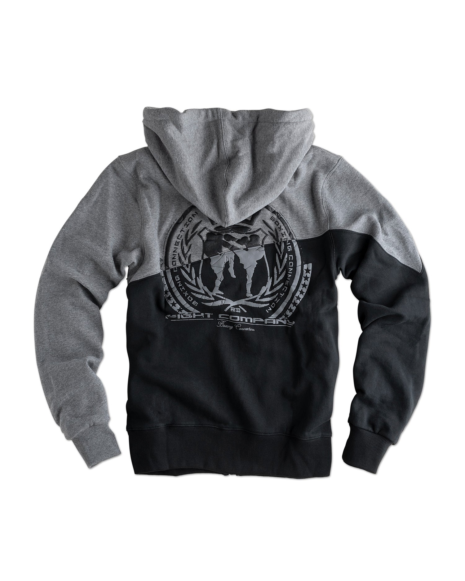 Männer Zip-Hoodie BCTA 2.0 schwarz-grau