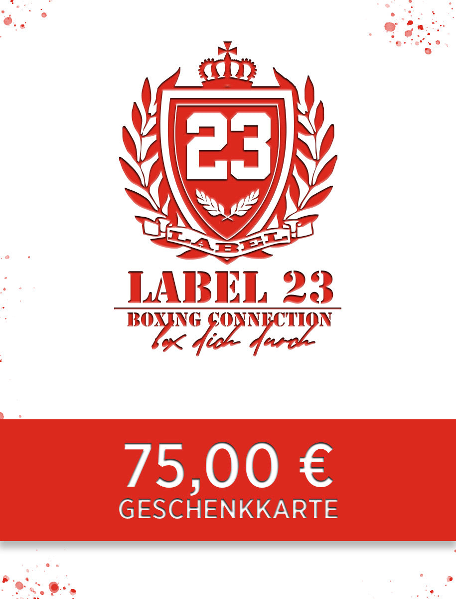 Label 23 Geschenkkarte 75,-