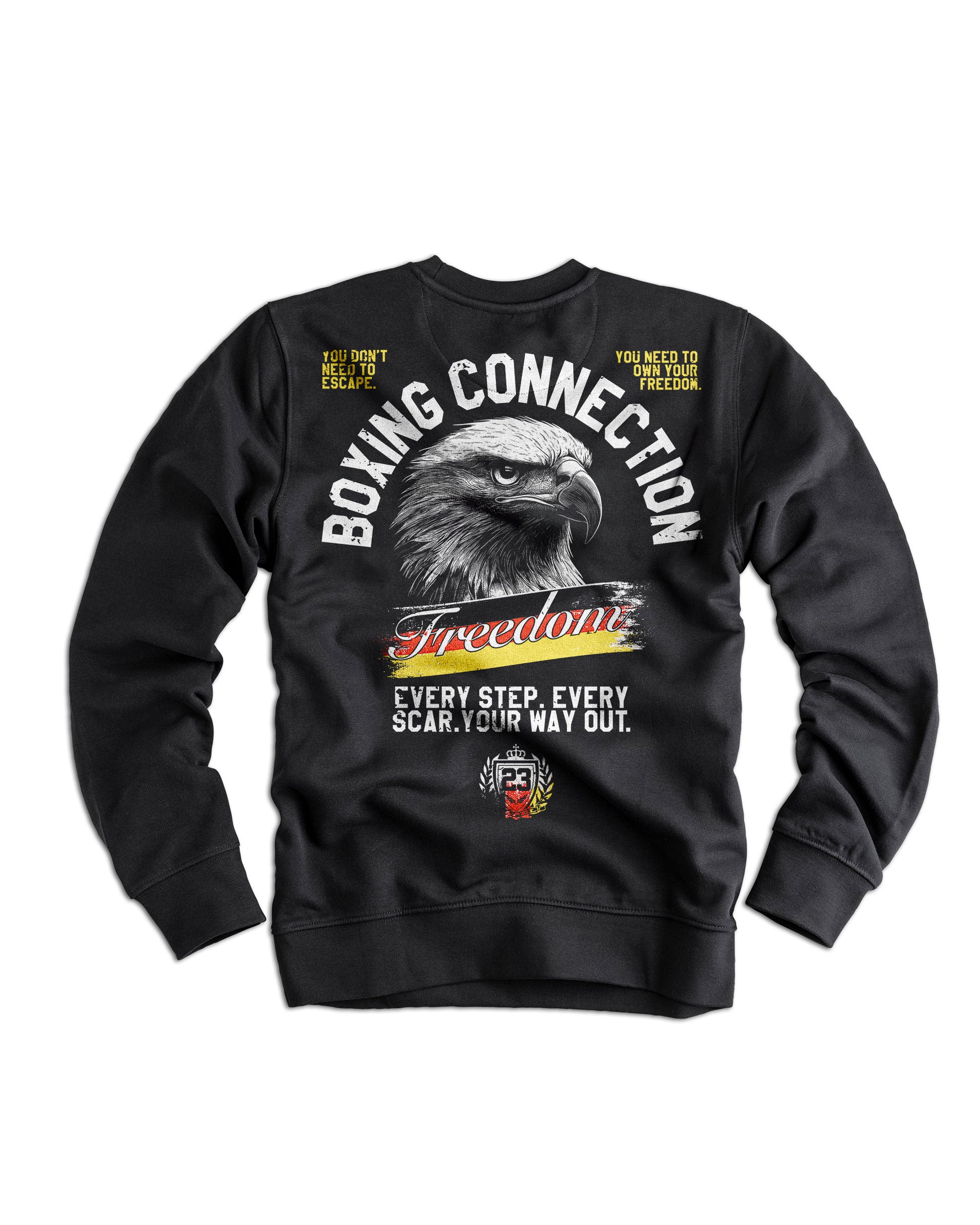 Herren Sweatshirt Freedom schwarz