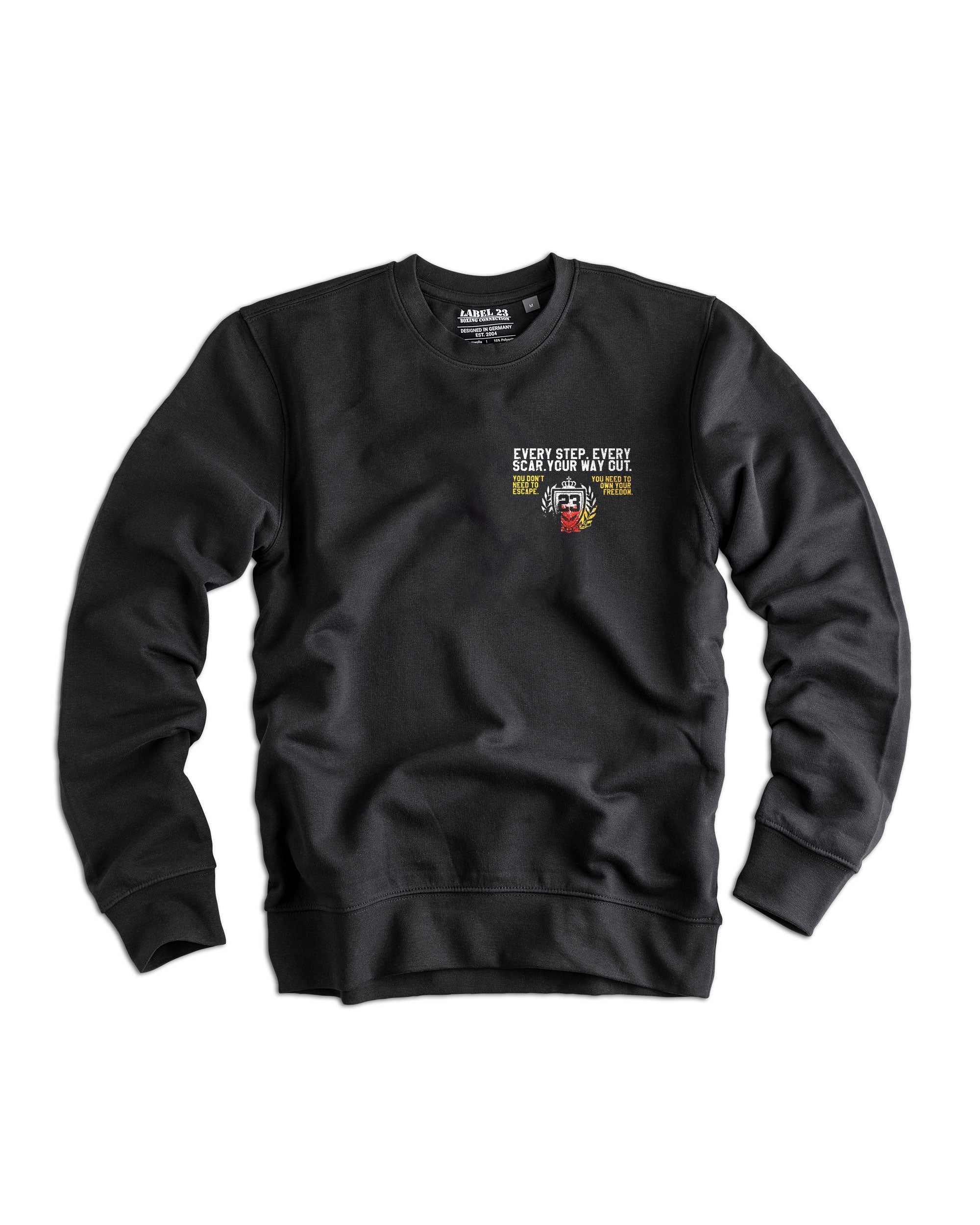 Herren Sweatshirt Freedom schwarz