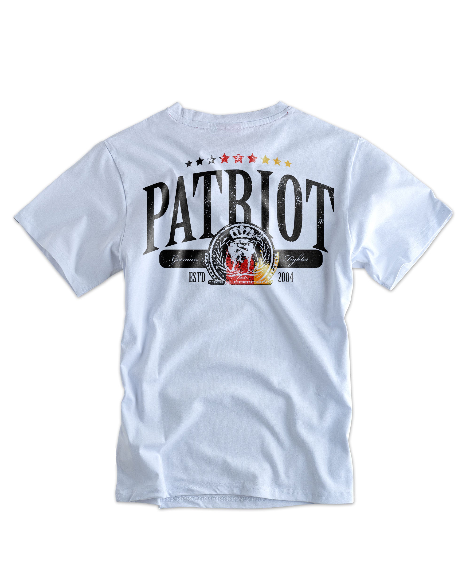 Herren T-Shirt Patriot weiss