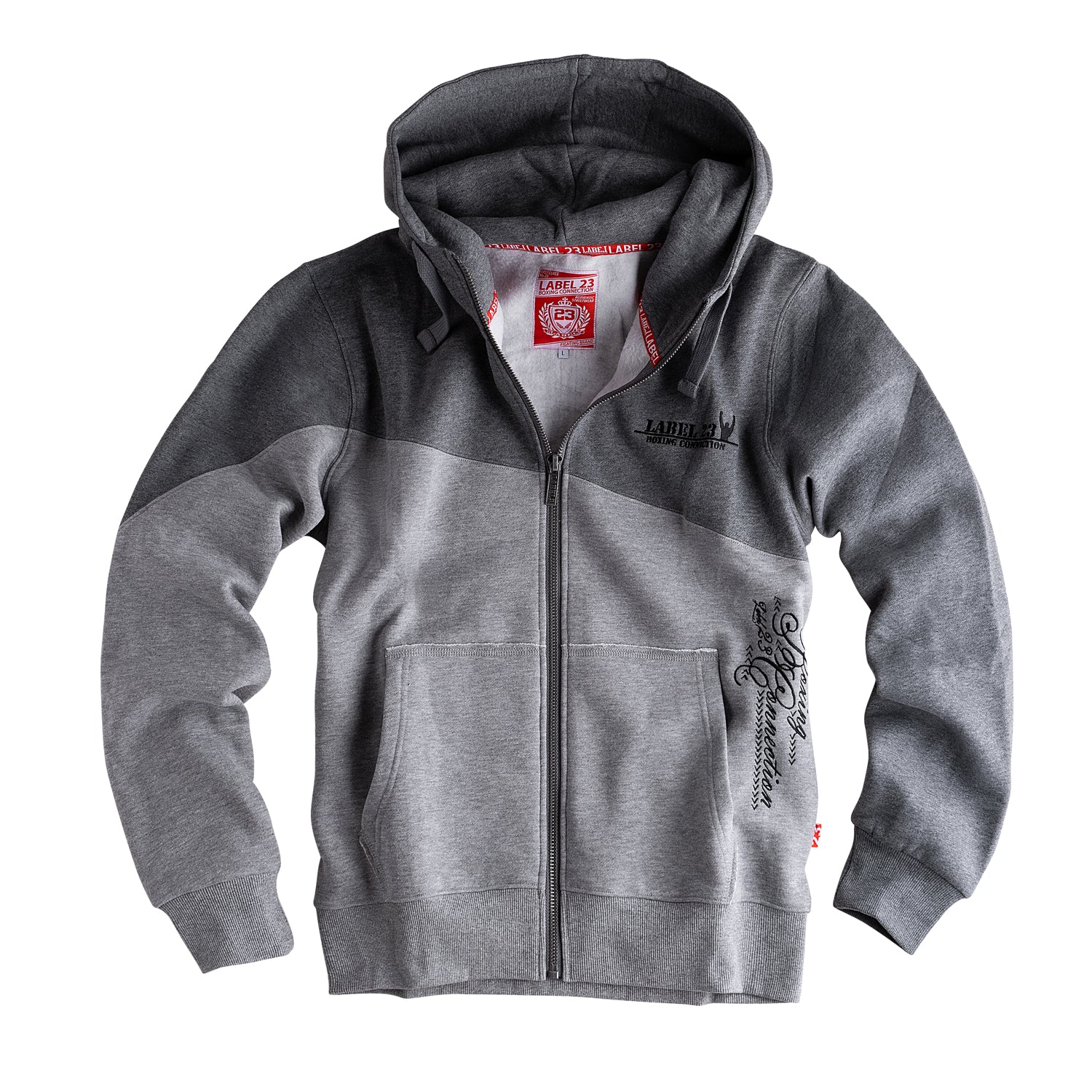 Herren Zip Hoodie BCTA 2.0 grau
