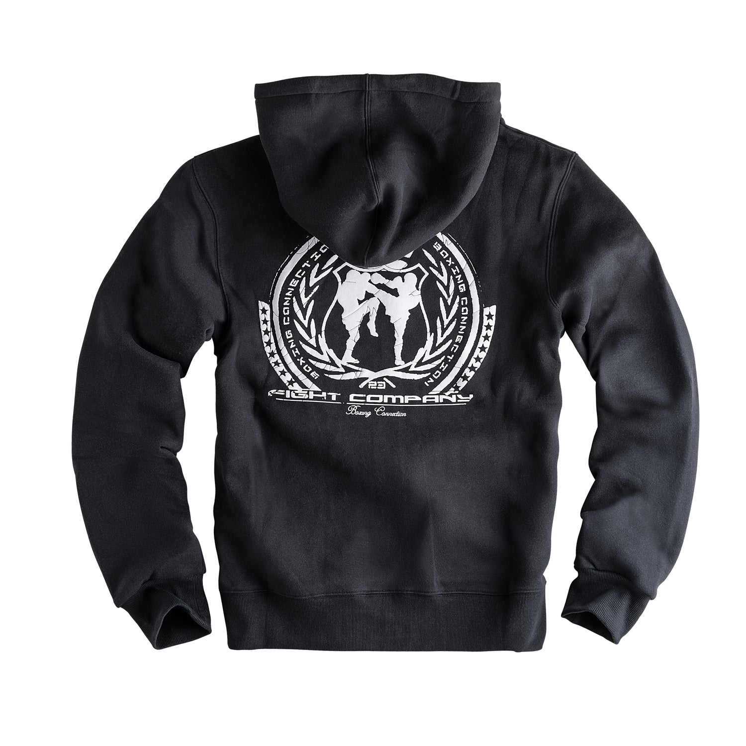 Herren Zip Hoodie BCTA schwarz-weiß