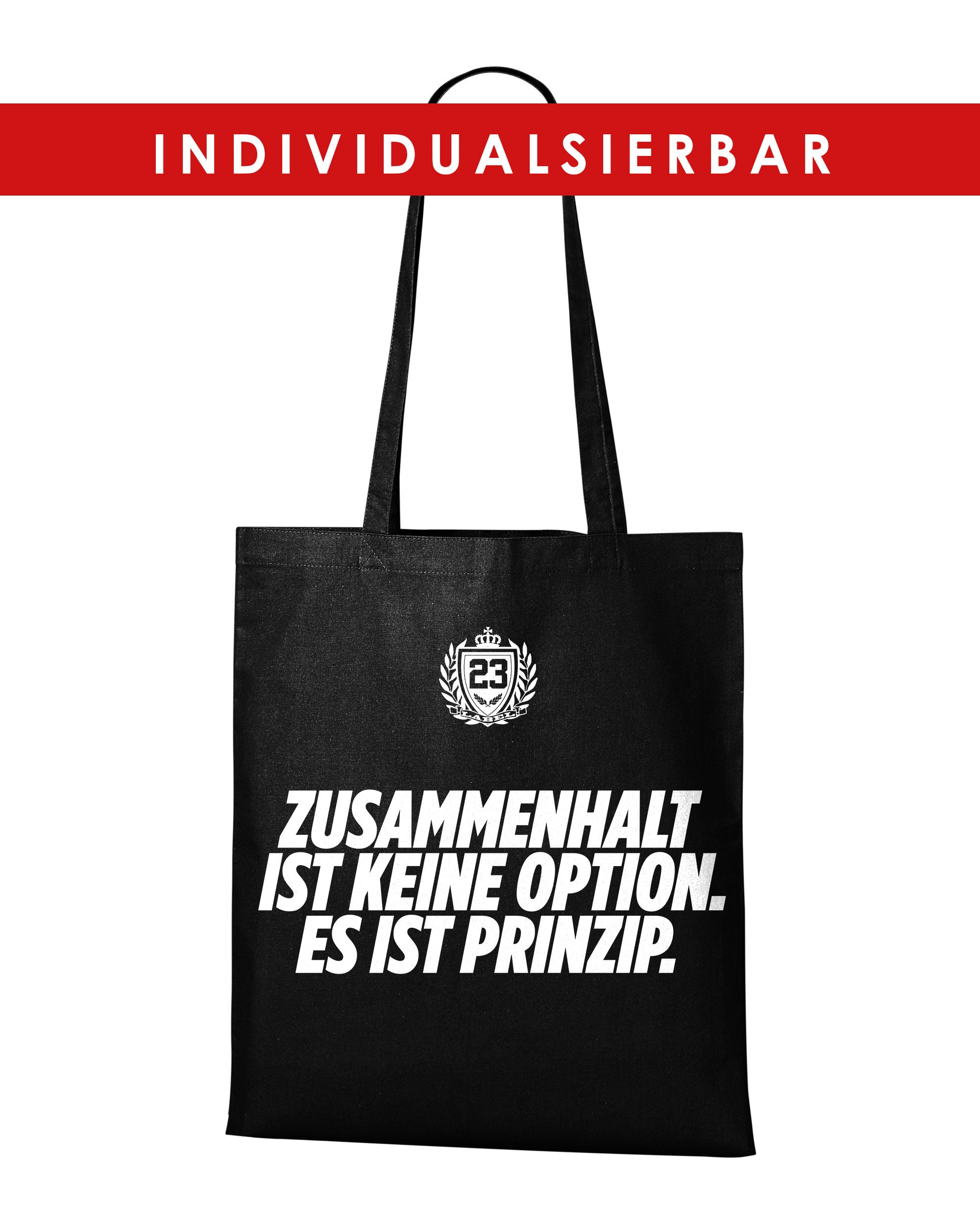 Label 23 Standpunkt Beutel schwarz