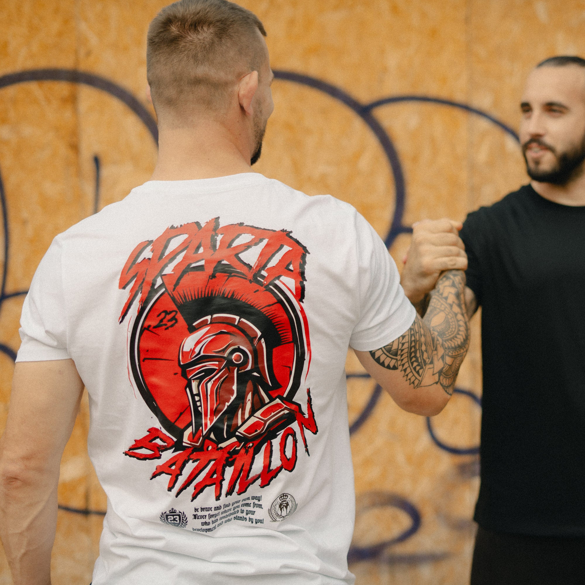 Herren T-Shirt Bataillon weiss